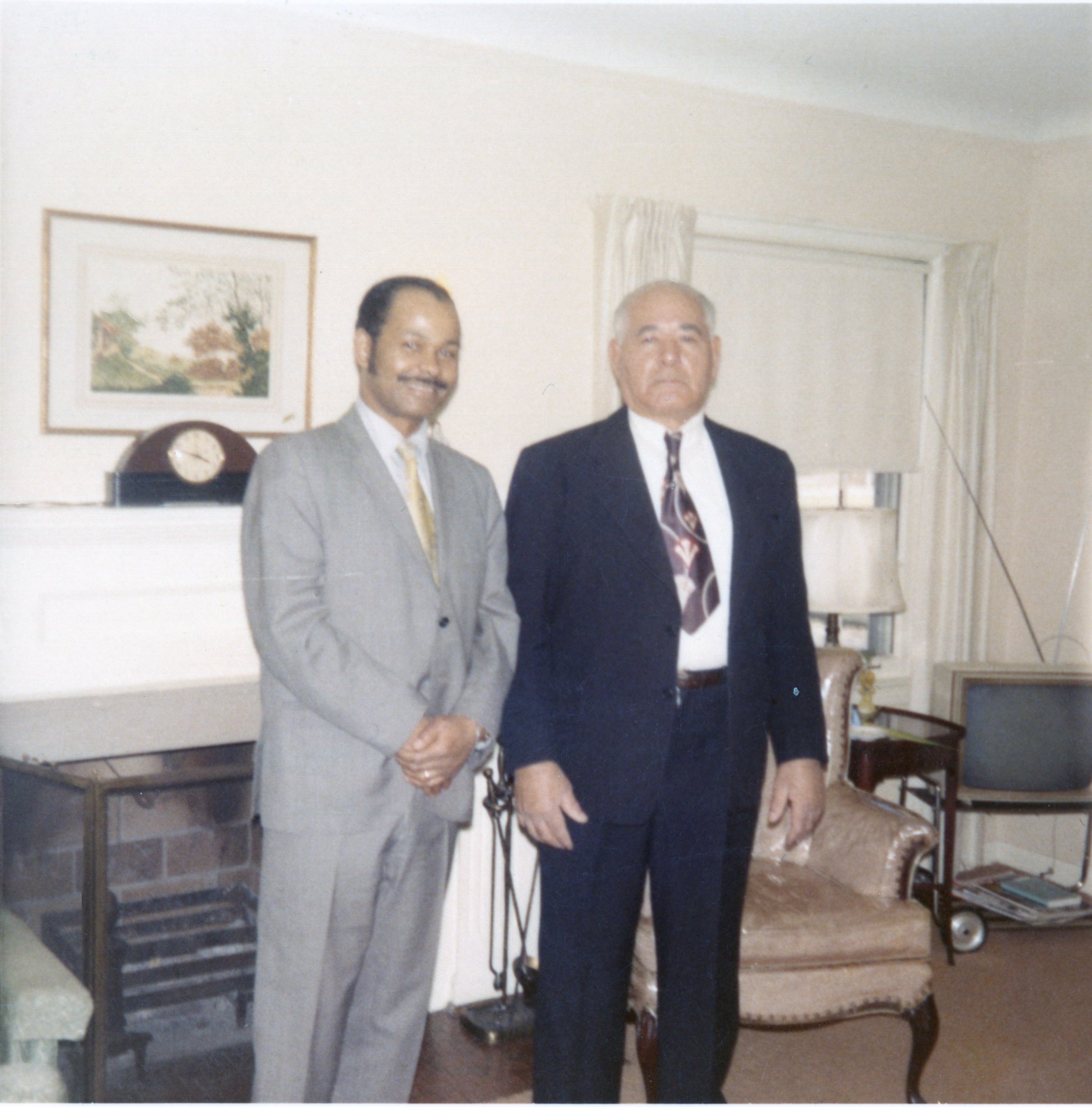 Roosevelt Ford, right, with his son, Alvin Ford, in 1969. Photo courtesy of Felicia Ford.